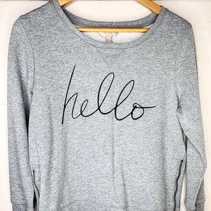 Banana Republic Fleece Hello Sweater Side Zipper